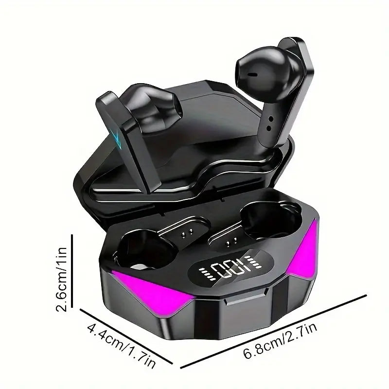 Airwatch TWS Gaming Earbuds – LED Display, Bluetooth 5.3, Deep Bass & Noise Cancelling Mic