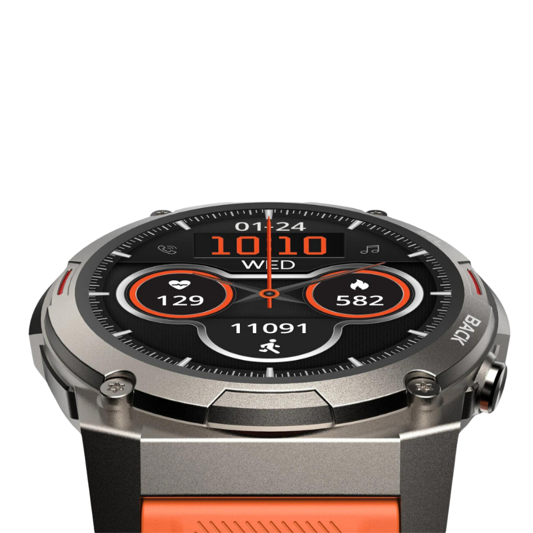 Airwatch Pro Ultra 2.0 Smartwatch – Rugged Fitness Tracker Watch | Waterproof, Heart Rate, GPS