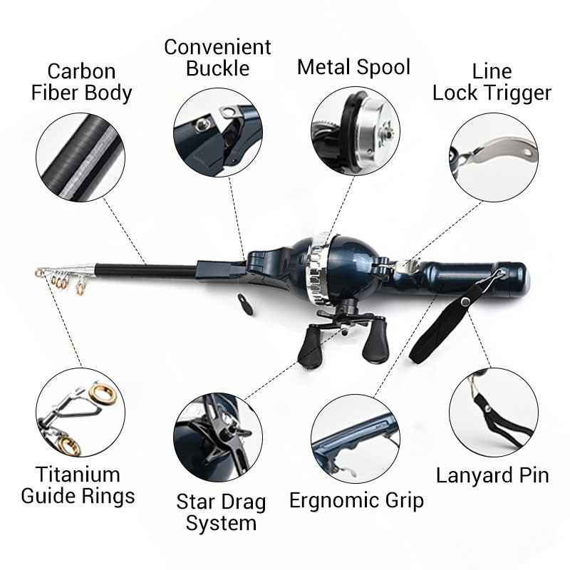 š„Foldable Fishing Rod