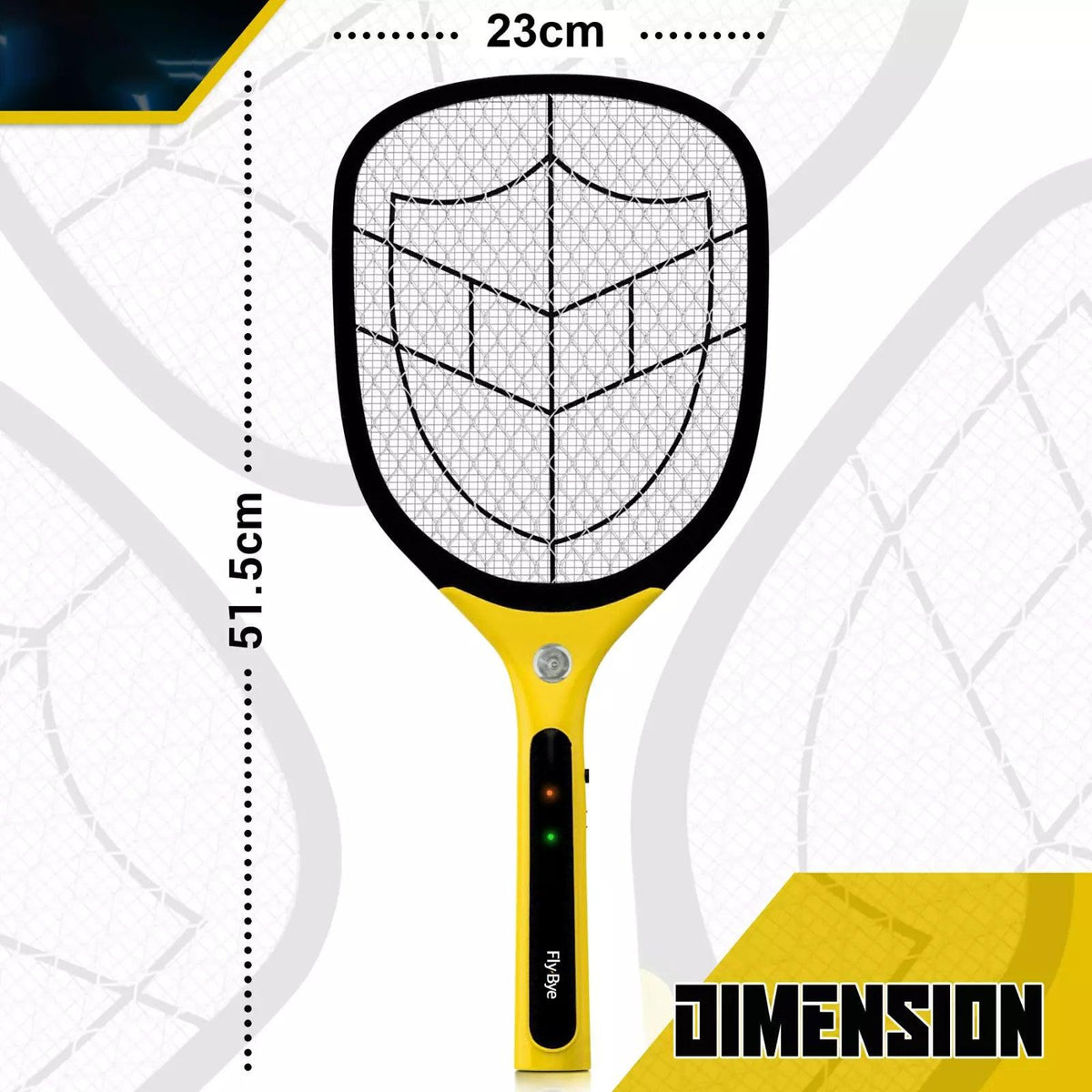 Fly Zapping Racket - Bug Zapper Racket Fly Swatter Mosquito Bat Wasp Electric Insect Pest Killer USB