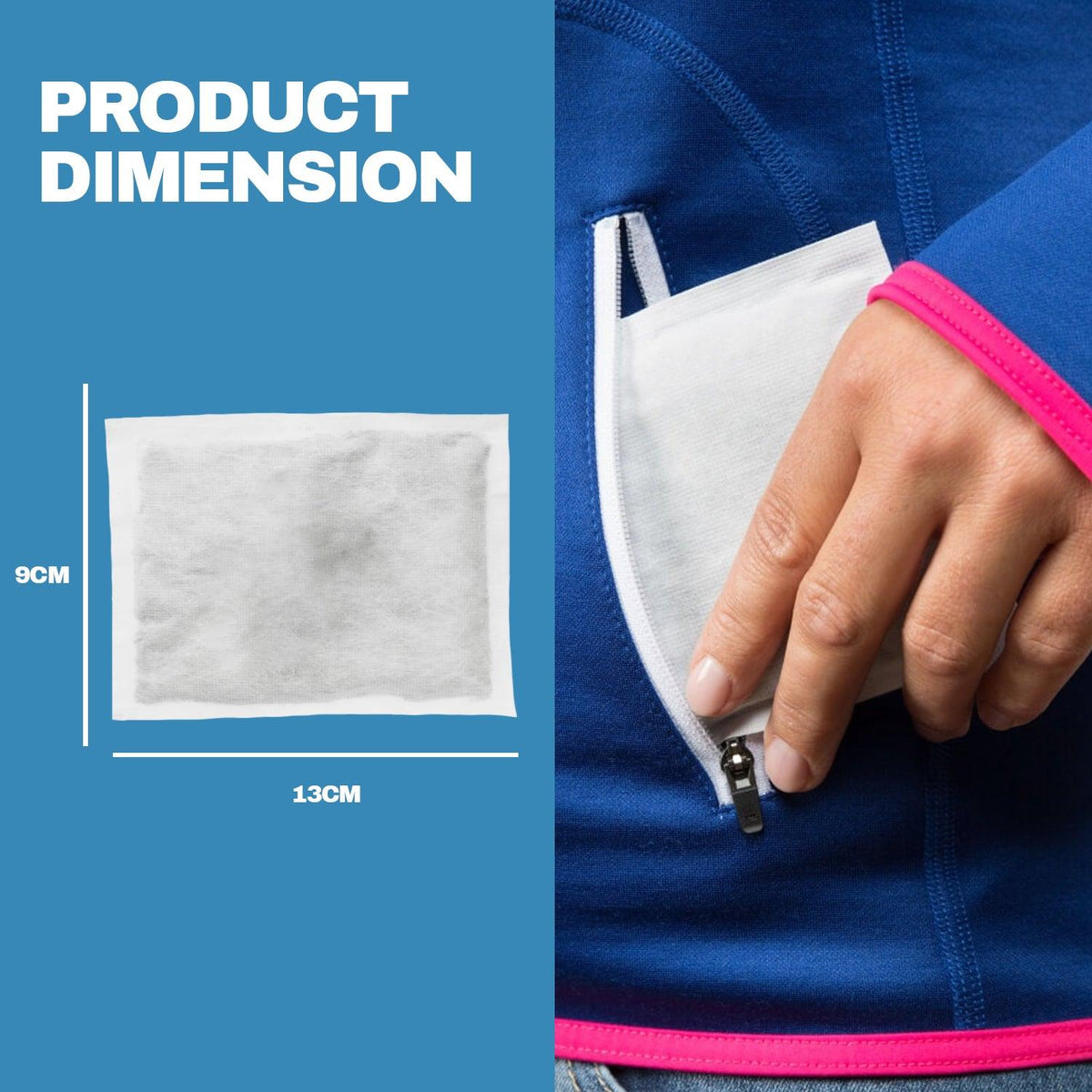 Body Warmer Patch - 10 or 40 Pieces EXTRA WARM Pad Warmer for Back and Neck | 12 Hours Pleasant Warmth | Purely Natural