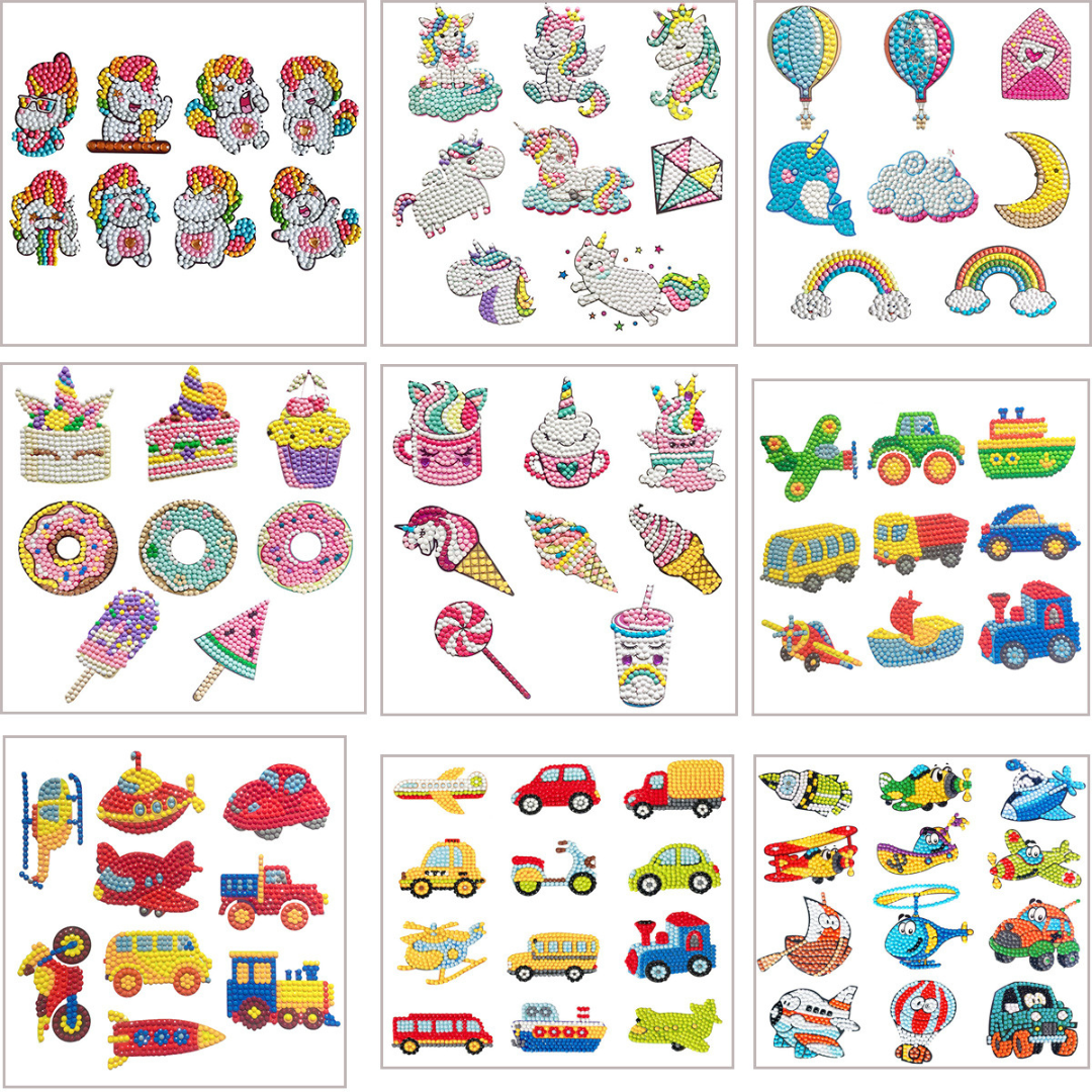 DIY sticker cartoon diamond painting