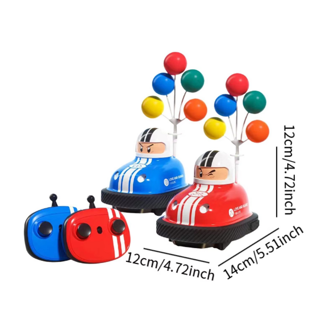Bumper cars with skid function