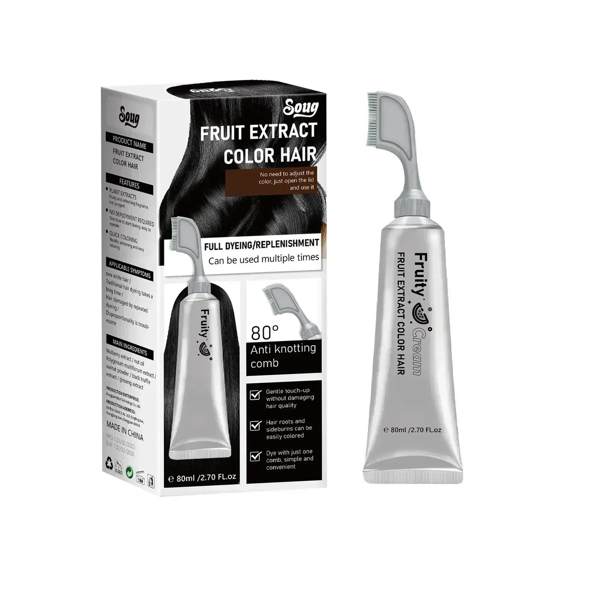 🔥Buy 2 Get 1 Free🔥Fruit Essence Hair Dyeing Comb
