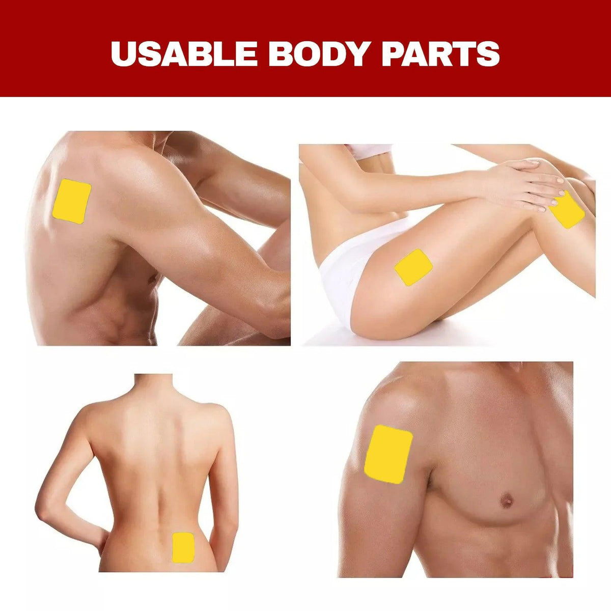 Nerve Pain Relief Patches - Sciaticure- Stop Sciatica 30X Sciatic Nerve Dermal Patches Back Pain Relief