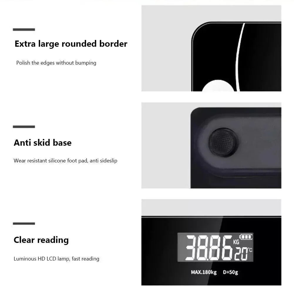 Digital Scales Bathroom - Weight Scales for Home Body weight scale, Digital Electronic Bathroom Scales