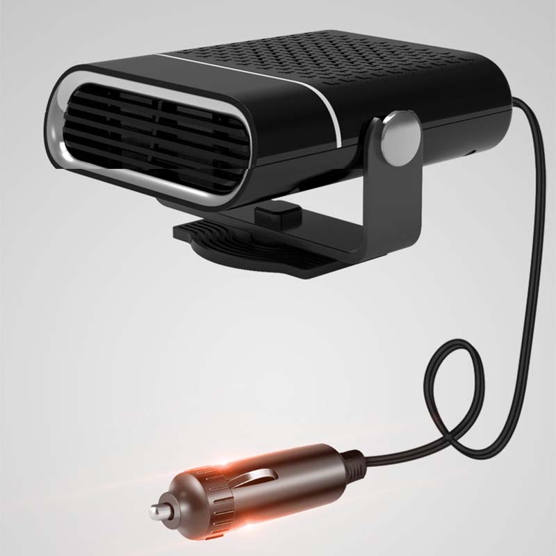 🚗🔥 2-in-1 Portable Car Heater & Fan - 360° Rotation, Quick Defrost, Heating & Cooling, Ultra-Quiet & Lightweight for All Seasons!
