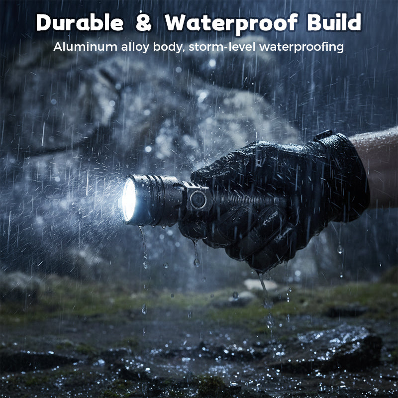 š„High-Lumen Zoomable Rechargeable LED Flashlightš„