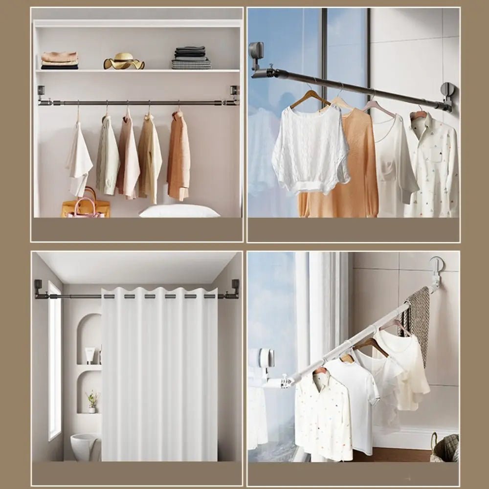 Suction Cup Drying Rack – Adjustable & Reusable