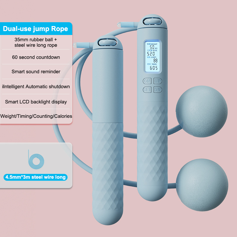 😍2025 Hot Sale 50% OFF💕Skipping Rope with Counter (Gravity Ball with/without Rope)