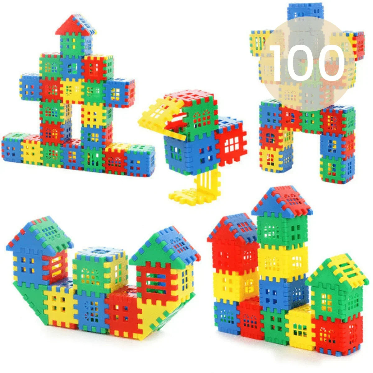 Building Blocks – Boost Creativity – House Building Set