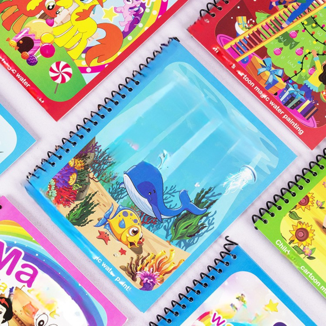 Magic Water Drawing Book