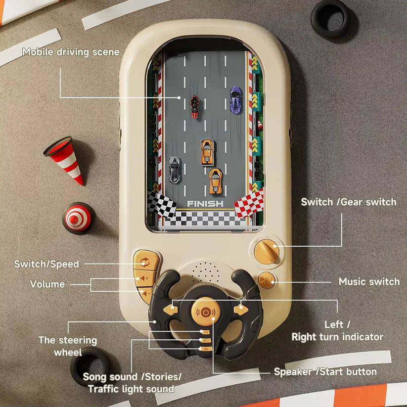 Adventure racing game box for children
