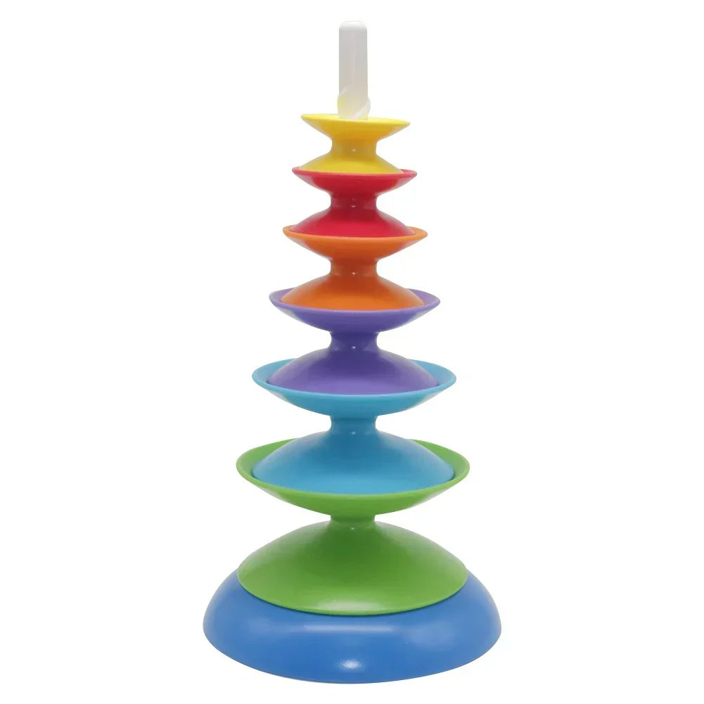 Rainbow Spin Stacker – Colourful Learning Fun