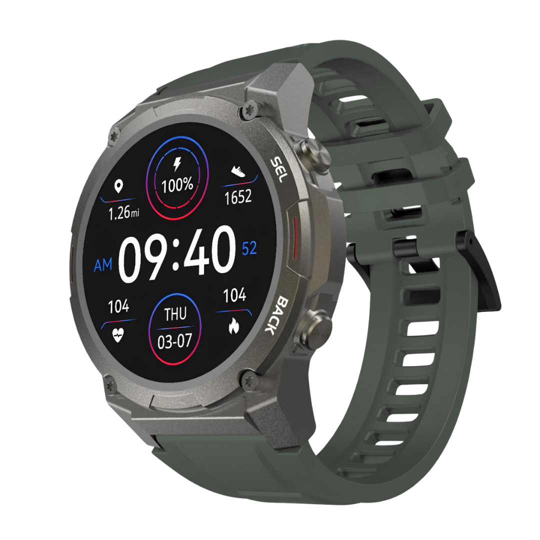 Airwatch Pro Ultra 2.0 Smartwatch – Rugged Fitness Tracker Watch | Waterproof, Heart Rate, GPS