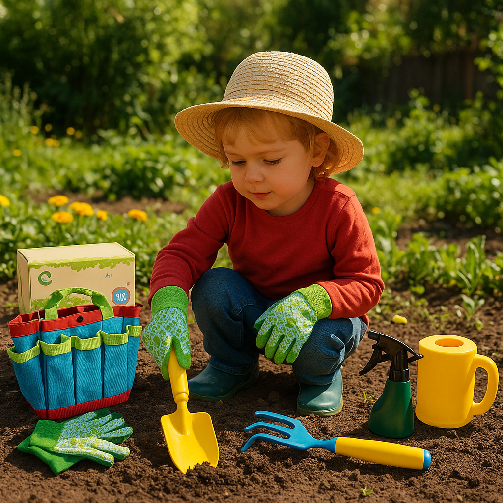 Safe Gardening Tool Set for Kids