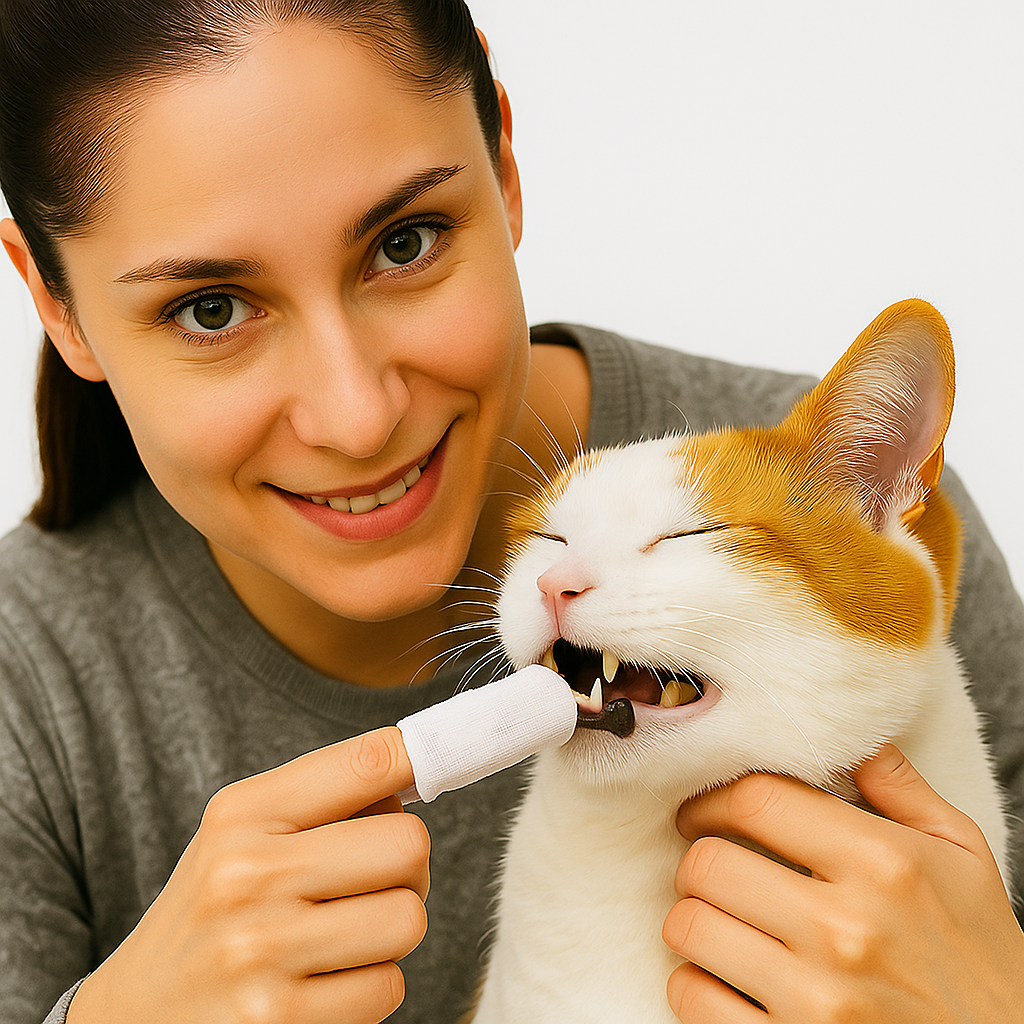 Tooth Cleaning Finger Wipes for Pets