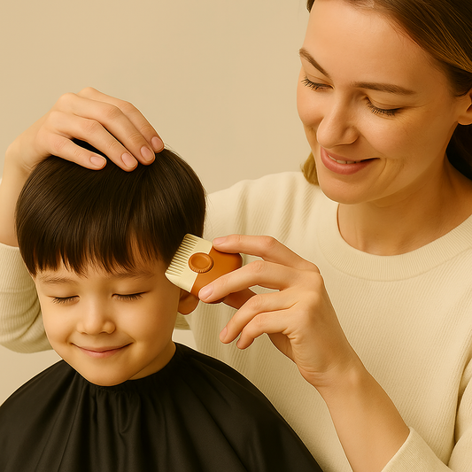 Child-friendly and gentle hair cutting comb