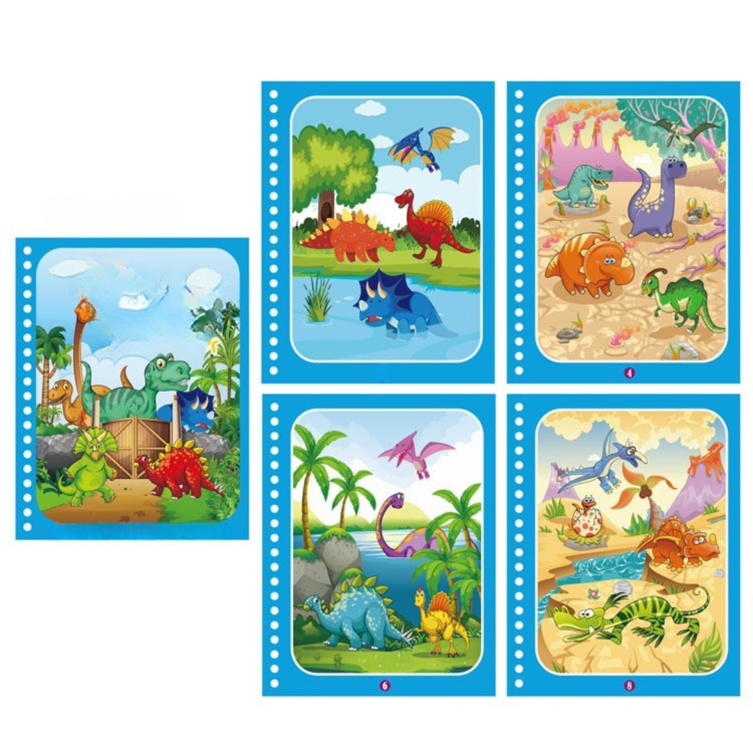 Magic Water Drawing Book