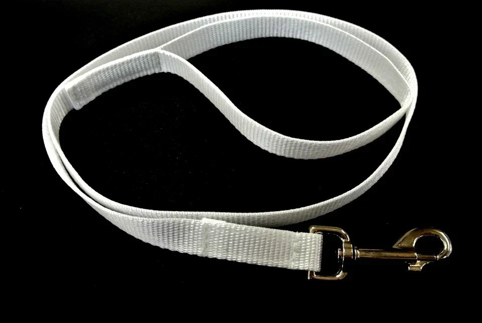 Dog Running Leash - 45" Puppy Small Dog Walking Lead 13mm Wide Strong Durable Webbing