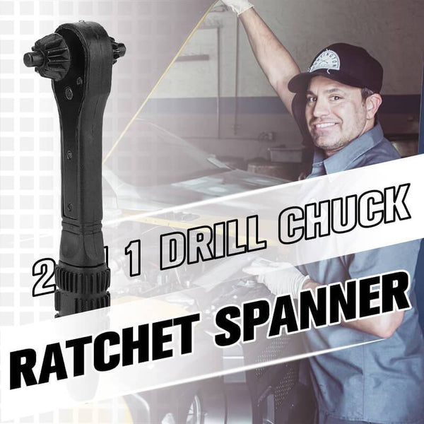 2 in 1 Drill Chuck Ratchet Spanner🔥Father's Day Sale-50% OFF🔥