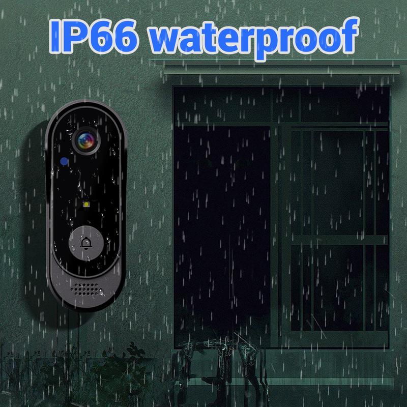 🔥2026 Bestseller🔥Wireless doorbell camera: 1080P, 170° angle, 4.3-inch screen, IPX65 outdoor waterproof rating, night vision