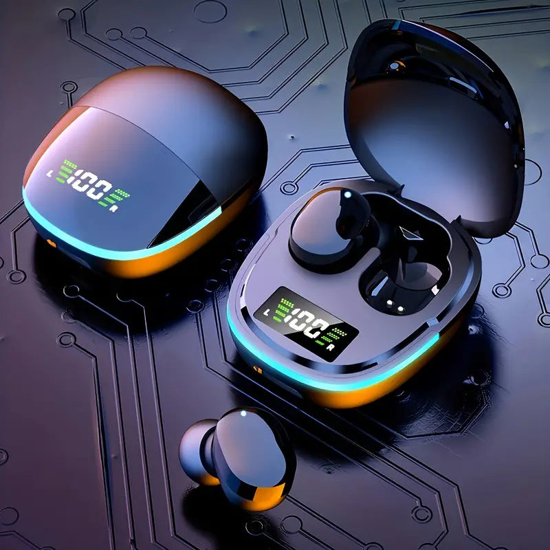 Wireless In-Ear Earbuds with LED Display Case – Bluetooth 5.1