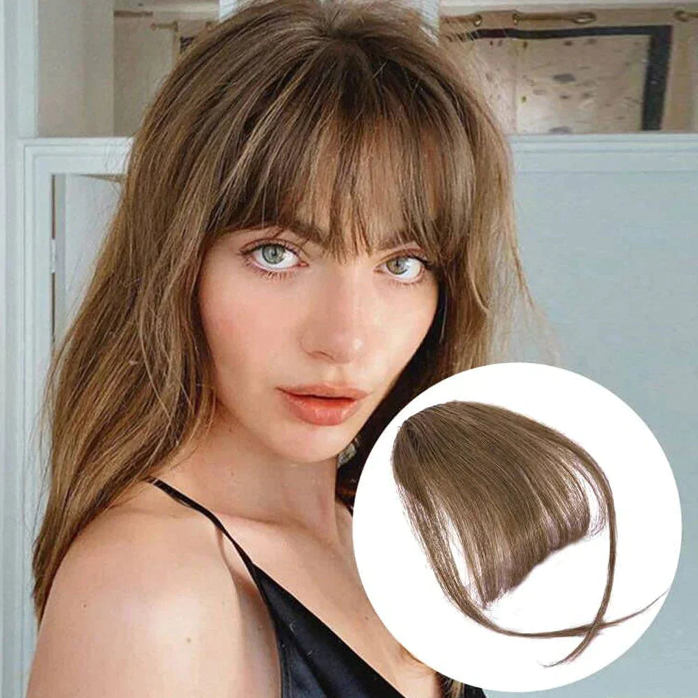 🎀Hot Sale 50% OFF🎀Clip In Bangs 100% Human Hair Extensions Air Bangs