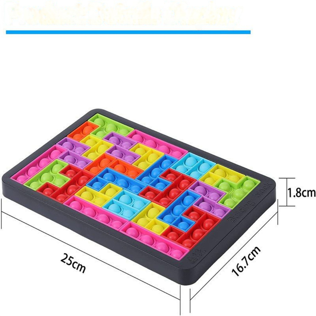 Colourful Tetris children's game