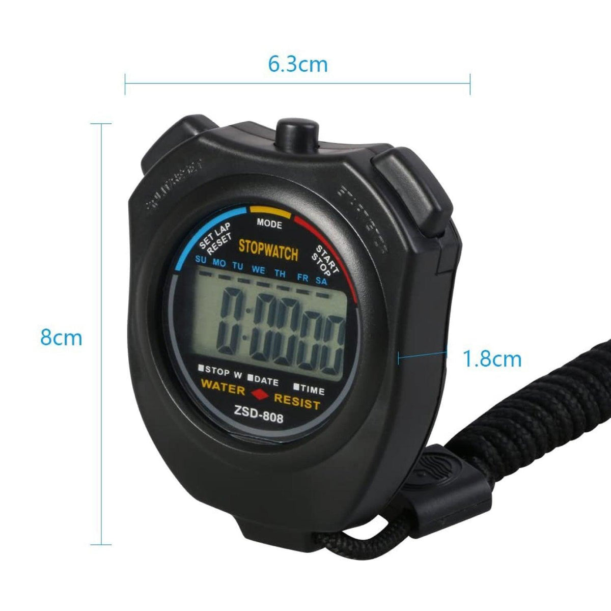 Sports and Referee Digital Stop Watch Timer - Digital Sport Stopwatch Timer, for Football, Basketball, Running, Swimming, Fitness