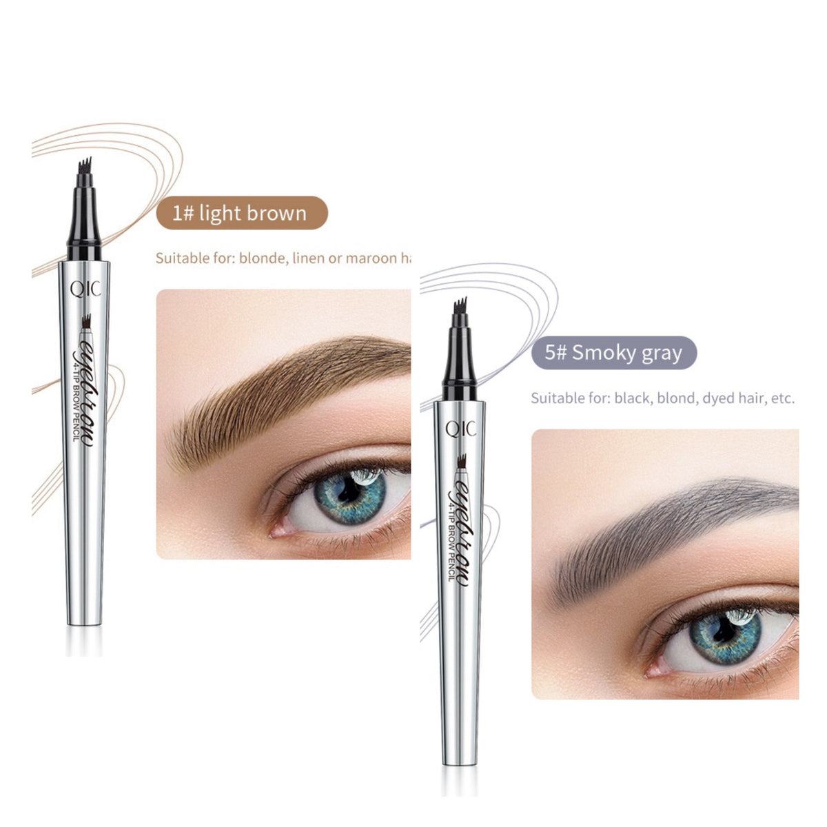 💥BUY 1 GET 1 FREE🎉High Quality 3D Waterproof Microblading Eyebrow Pen 4 Fork Tip Tattoo Pencil