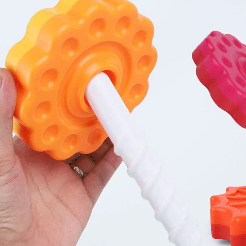 Colorful Spinning Tower – Stack and Learn with Fun