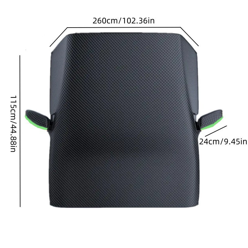 ❄️☀️ 50% OFF! Windshield Anti-Snow & Anti-Frost Cover with Mirror Protection – Ready-to-Drive in Any Weather!