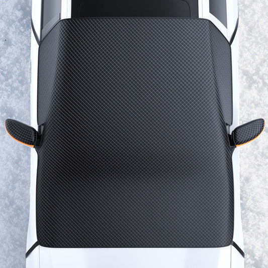 ❄️☀️ 50% OFF! Windshield Anti-Snow & Anti-Frost Cover with Mirror Protection – Ready-to-Drive in Any Weather!