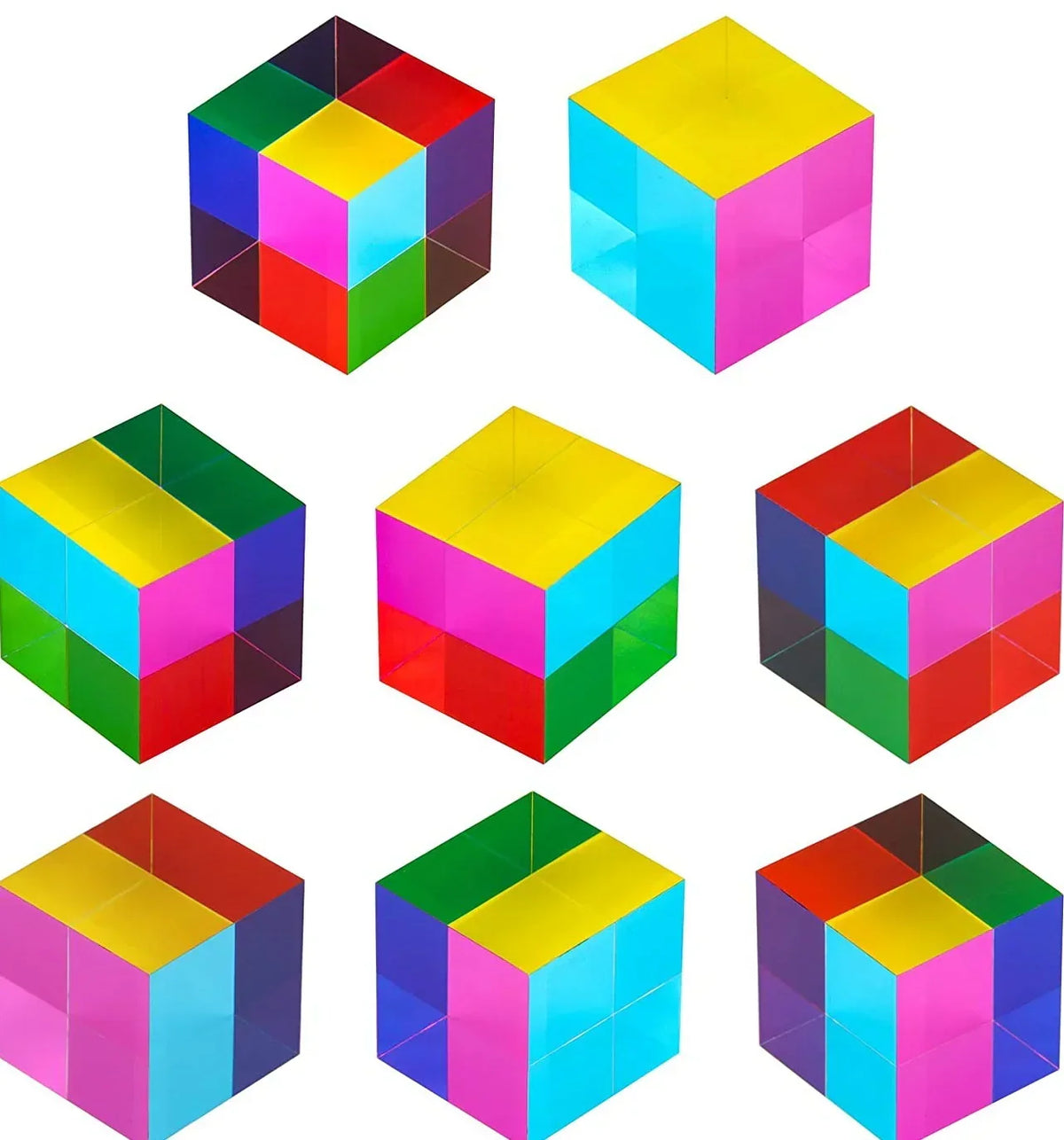 Colour Mixing Prism Cube