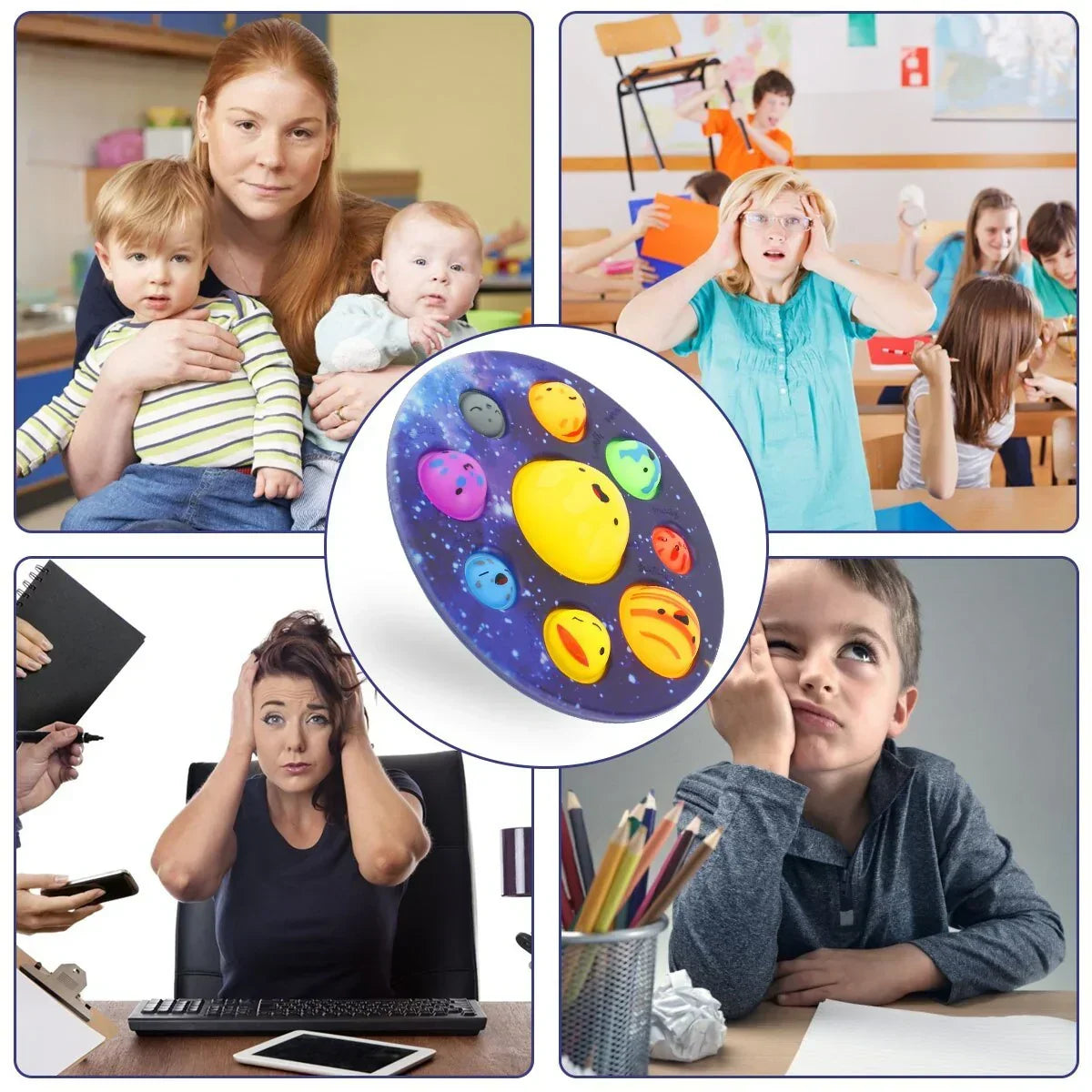 Galaxy Bubble Pop – Space-Themed Sensory Toy