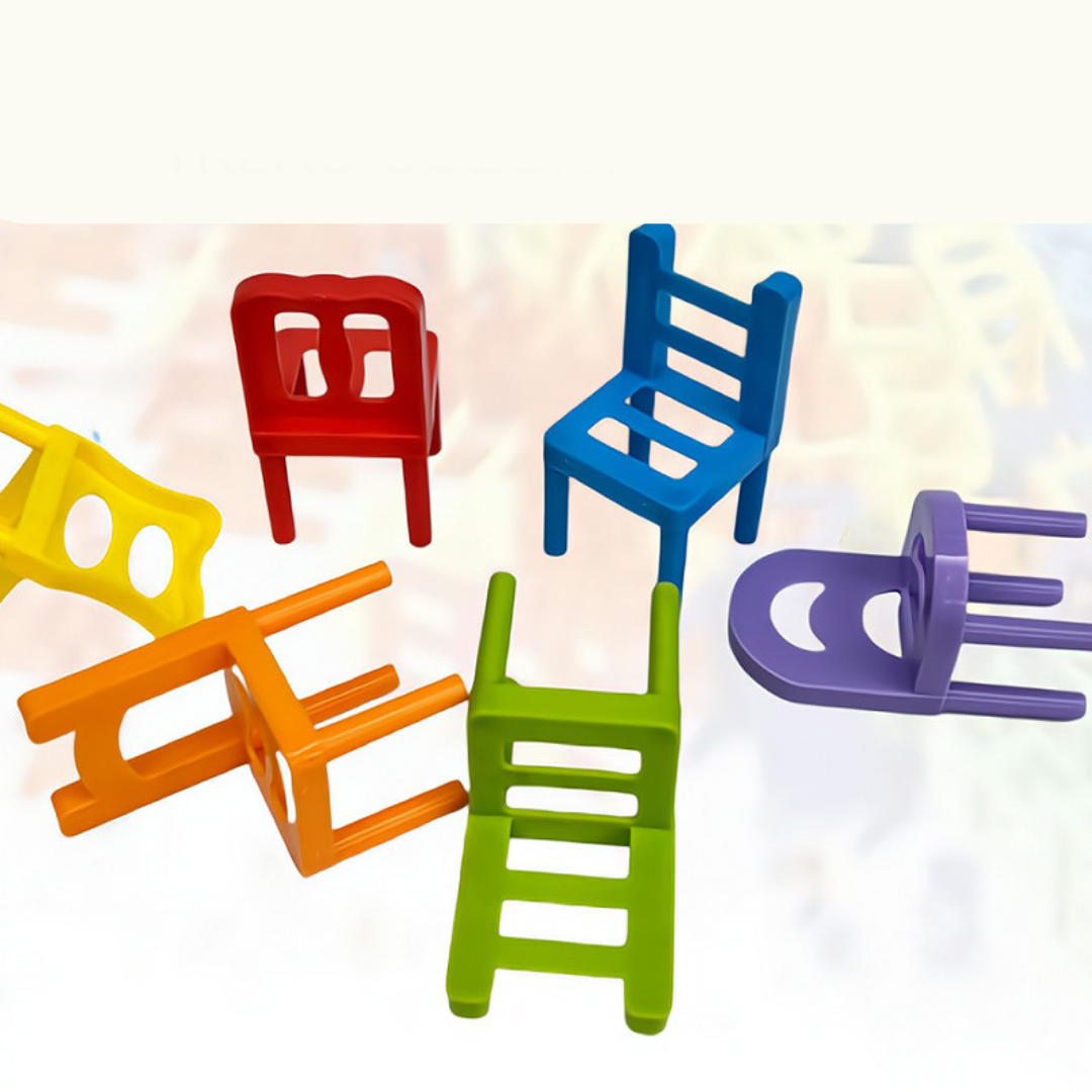 Montessori Chair Stacking Game