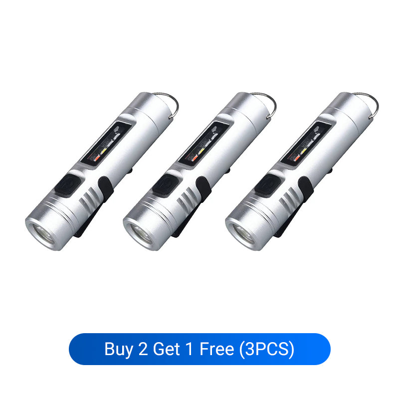 🎁Buy 2 Get 1 Free🔥💥Multi-Functional Aluminum Alloy Mini Flashlight✨