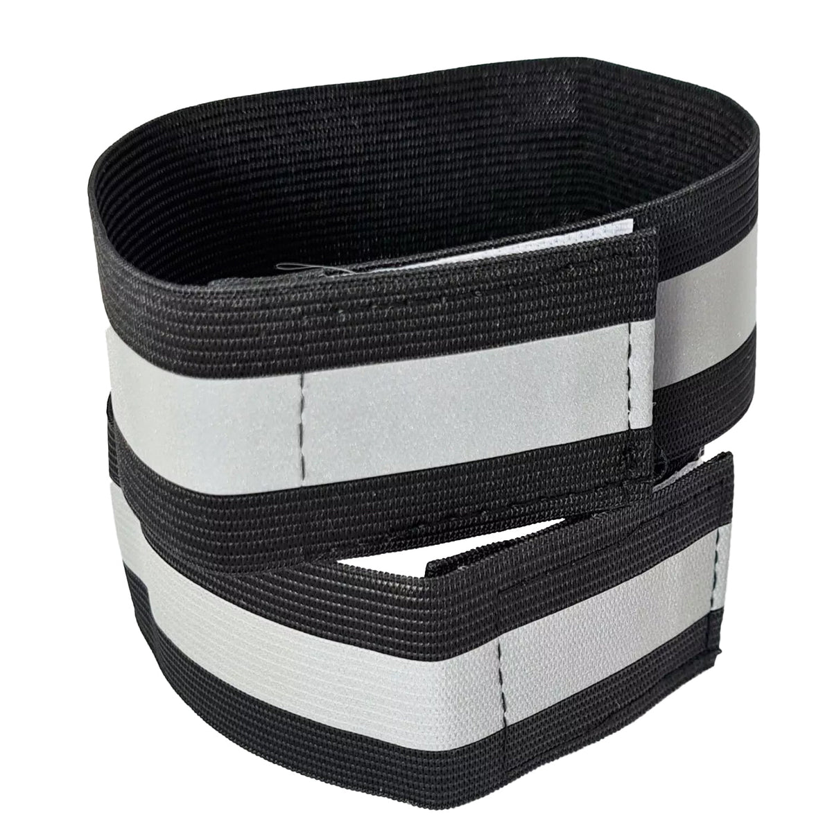 High Visibility Bands – Adjustable Reflective Arm Band Safety Bands for Running Jogging Cycling Walking & Sports