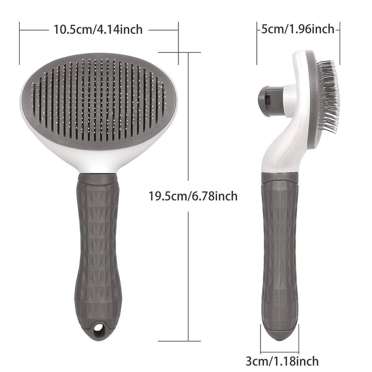 Animal Grooming Brushes - Self Cleaning Pet Hair Remover Brush for Dogs Cats Pets Dematting Comb