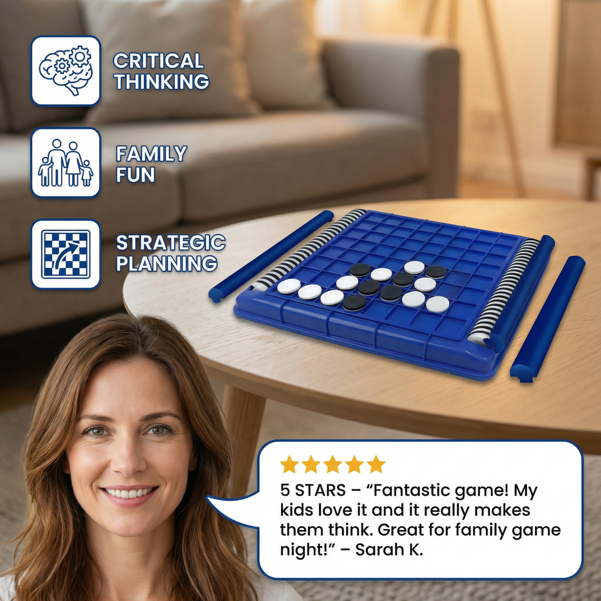 Flip Strategy Game – Interactive Family Logic Game for Kids