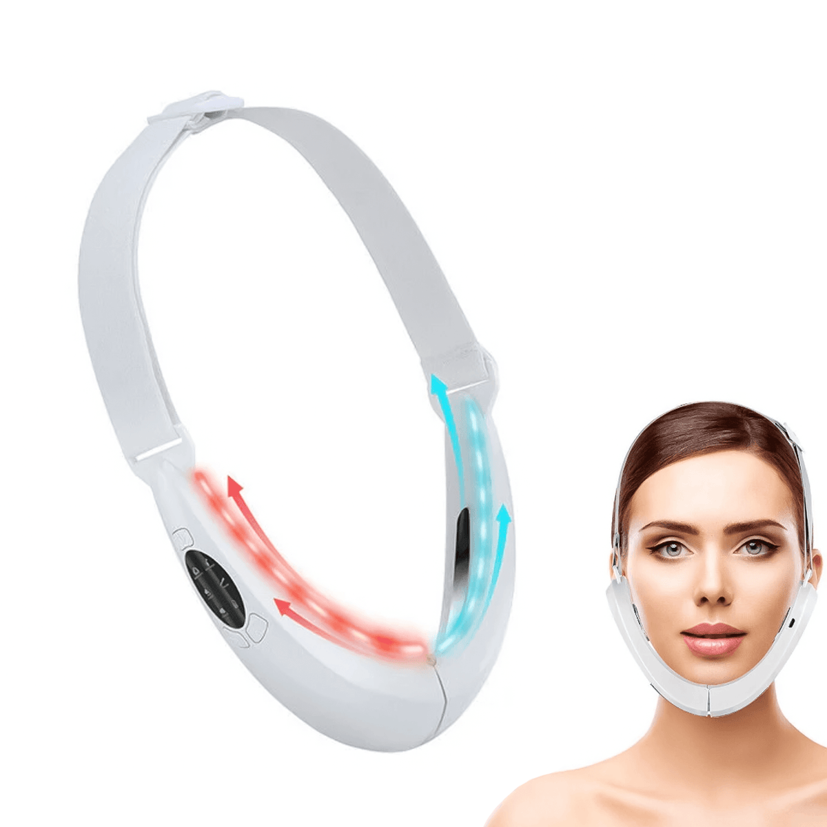 Double Chin Massager - Electric V-Face Shaping Massage Face Lifting Slim Double Chin Removal Machine