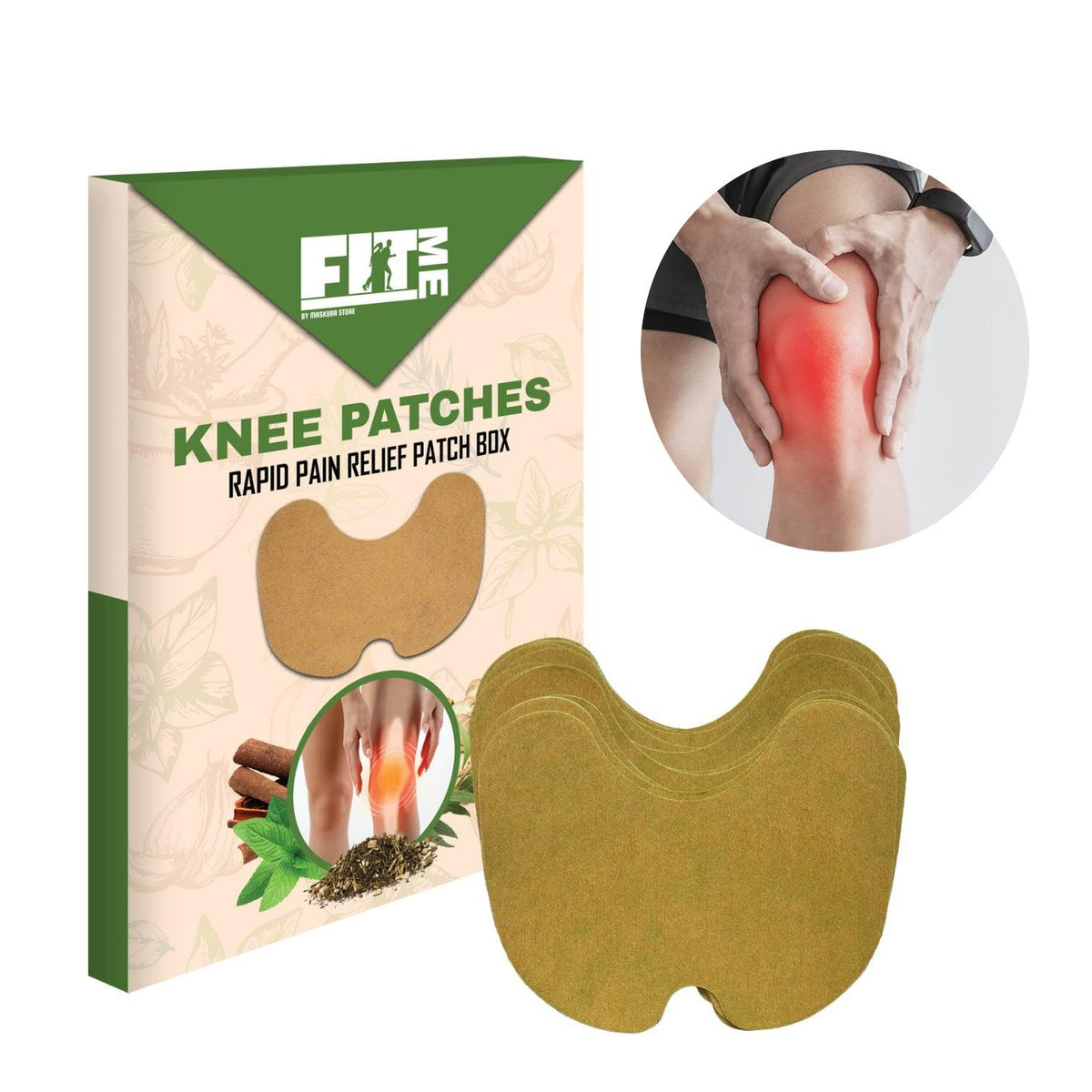 Ultimate Pain Relief Wellness Combo – Knee Patches, Migraine Ice Cap & Orthopedic Back Stretcher