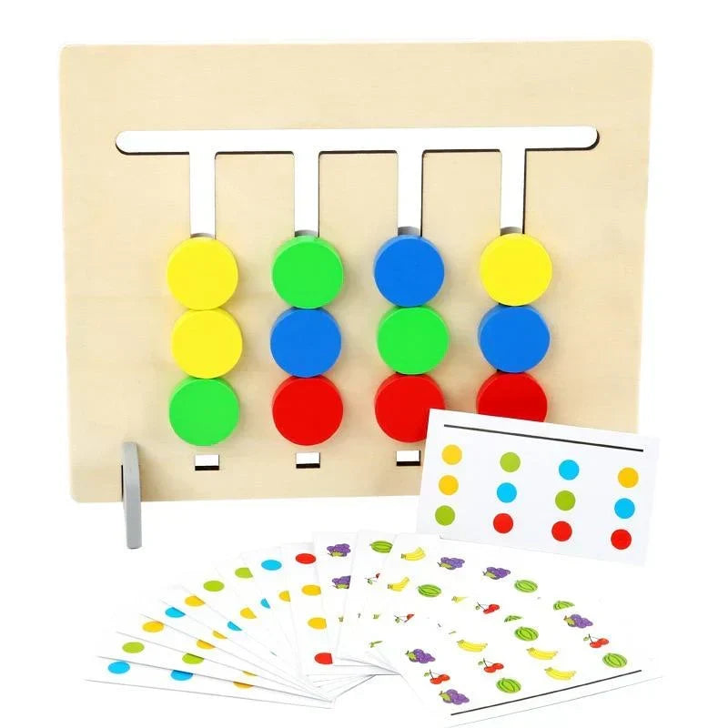 Wooden Montessori Sorting Puzzle - Develop Logical Thinking for Kids
