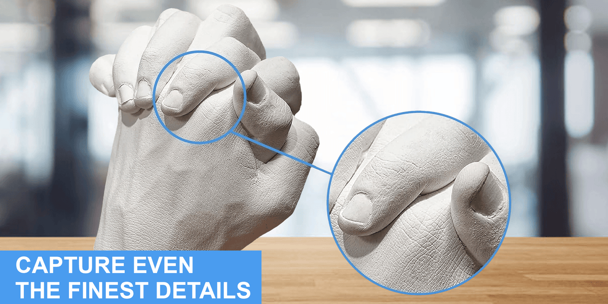 Hand Mould Casting Kit - Hand Moulding kit Couples Holding Hands 3D Keepsake