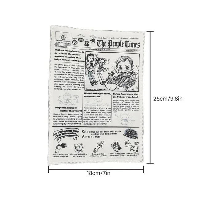 Crinkly Baby Newspaper
