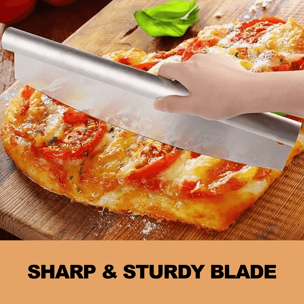 12 Inch Pizza Peel – Aluminium Pizza Peel with Wood Handle Foldable Design Pizza Cutter