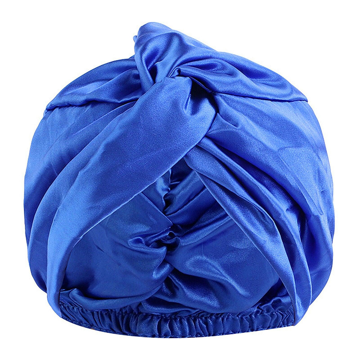 Silk Turban for Sleep - Bonnets For Women Twisted Sleeping Night Cap Pure Silk Hair Wrap Cap