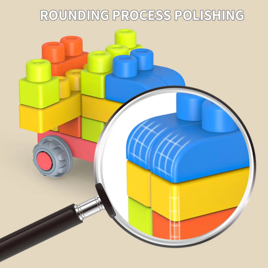 Children's Safe Rubber Building Blocks for Early Education