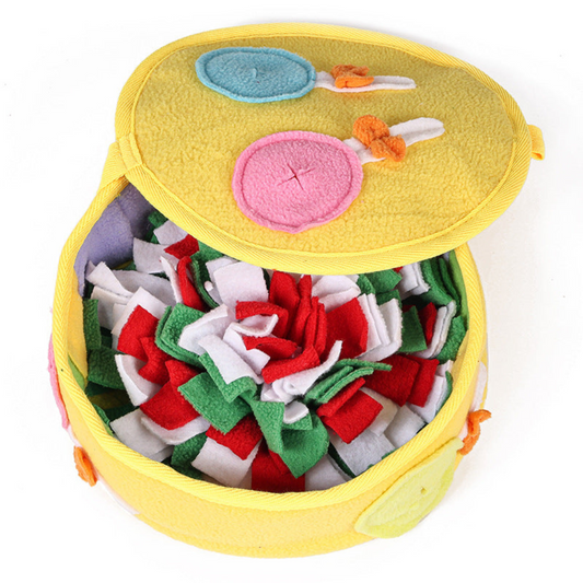 Eco-Friendly Snuffle Box for Pets